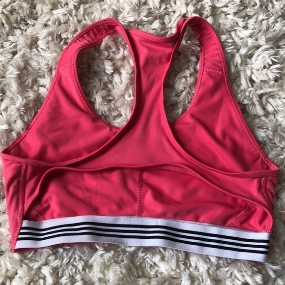 Pink Adidas Climalite Sports Bra - Size Small - Picture 3 of 3